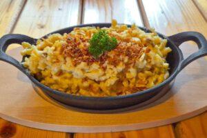 Käsespätzle Schnitzelhütte Ellhofen